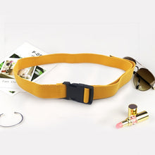 Load image into Gallery viewer, Fashion Black Canvas Belt for Women Casual Female Waist Belts with Plastic Buckle Harajuku Solid Color Long Belts ceinture femme