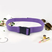 Load image into Gallery viewer, Fashion Black Canvas Belt for Women Casual Female Waist Belts with Plastic Buckle Harajuku Solid Color Long Belts ceinture femme