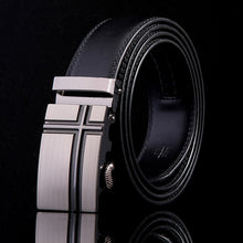 Load image into Gallery viewer, 2019 New Male Designer Automatic Buckle Cowhide Leather men belt Famous Brand Belt Luxury belts for men Ceinture Homme