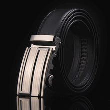 Load image into Gallery viewer, 2019 New Male Designer Automatic Buckle Cowhide Leather men belt Famous Brand Belt Luxury belts for men Ceinture Homme