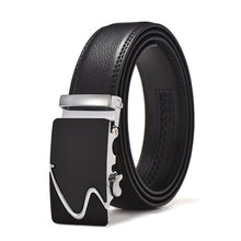 Load image into Gallery viewer, 2019 New Male Designer Automatic Buckle Cowhide Leather men belt Famous Brand Belt Luxury belts for men Ceinture Homme