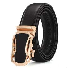 Load image into Gallery viewer, 2019 New Male Designer Automatic Buckle Cowhide Leather men belt Famous Brand Belt Luxury belts for men Ceinture Homme