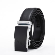 Load image into Gallery viewer, 2019 New Male Designer Automatic Buckle Cowhide Leather men belt Famous Brand Belt Luxury belts for men Ceinture Homme