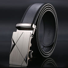 Load image into Gallery viewer, 2019 New Male Designer Automatic Buckle Cowhide Leather men belt Famous Brand Belt Luxury belts for men Ceinture Homme