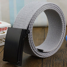 Load image into Gallery viewer, Men Belt 2020  Fashion Unisex Army Tactical Waist Belt Jeans Male Casual Luxury Canvas Webbing Waistband Ceinture Femme