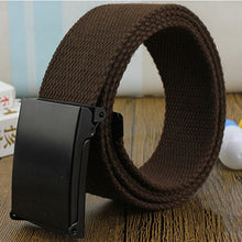Load image into Gallery viewer, Men Belt 2020  Fashion Unisex Army Tactical Waist Belt Jeans Male Casual Luxury Canvas Webbing Waistband Ceinture Femme