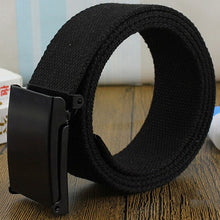Load image into Gallery viewer, Men Belt 2020  Fashion Unisex Army Tactical Waist Belt Jeans Male Casual Luxury Canvas Webbing Waistband Ceinture Femme