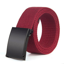 Load image into Gallery viewer, Men Belt 2020  Fashion Unisex Army Tactical Waist Belt Jeans Male Casual Luxury Canvas Webbing Waistband Ceinture Femme