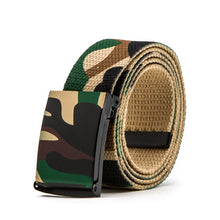 Load image into Gallery viewer, Men Belt 2020  Fashion Unisex Army Tactical Waist Belt Jeans Male Casual Luxury Canvas Webbing Waistband Ceinture Femme