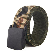 Load image into Gallery viewer, Men Belt 2020  Fashion Unisex Army Tactical Waist Belt Jeans Male Casual Luxury Canvas Webbing Waistband Ceinture Femme