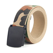 Load image into Gallery viewer, Men Belt 2020  Fashion Unisex Army Tactical Waist Belt Jeans Male Casual Luxury Canvas Webbing Waistband Ceinture Femme