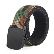 Load image into Gallery viewer, Men Belt 2020  Fashion Unisex Army Tactical Waist Belt Jeans Male Casual Luxury Canvas Webbing Waistband Ceinture Femme