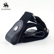 Load image into Gallery viewer, NO.ONEPAUL female deduction side gold buckle jeans wild belts for women fashion students simple New Circle Pin Buckles Belt