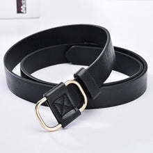 Load image into Gallery viewer, NO.ONEPAUL female deduction side gold buckle jeans wild belts for women fashion students simple New Circle Pin Buckles Belt