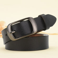 Load image into Gallery viewer, NO.ONEPAUL female deduction side gold buckle jeans wild belts for women fashion students simple New Circle Pin Buckles Belt
