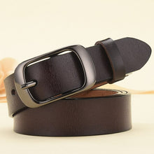 Load image into Gallery viewer, NO.ONEPAUL female deduction side gold buckle jeans wild belts for women fashion students simple New Circle Pin Buckles Belt