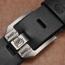 Load image into Gallery viewer, NO.ONEPAUL Genuine Leather For Men High Quality Black Buckle Jeans Belt Cowskin Casual Belts Business Belt Cowboy waistband